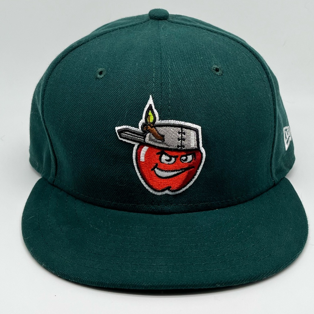 FORT WAYNE TINCAPS NEW ERA 59FIFTY FITTED HAT (BLACK GREEN GRAY UNDER BRIM)